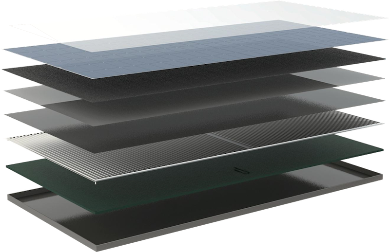 Visualisierung des Aufbaus und der Funktionsweise eines PVT-Modules